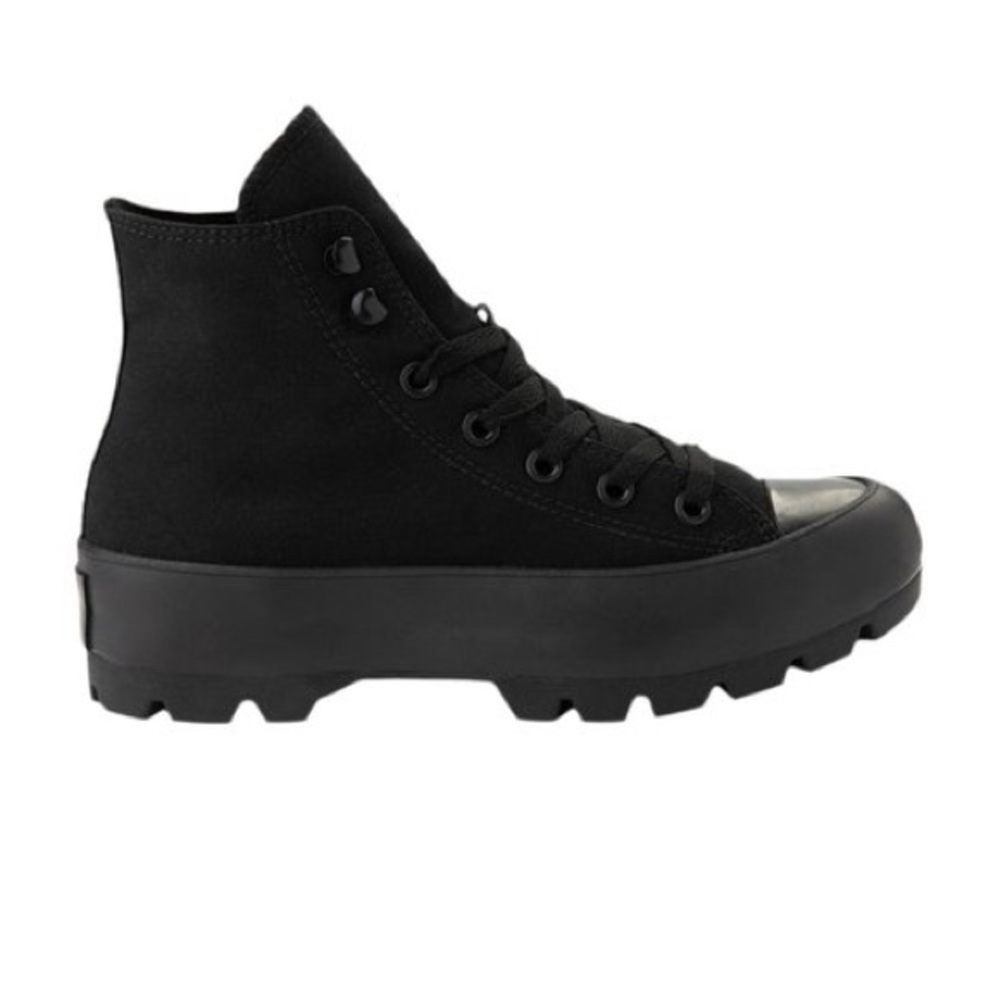 Womens Converse Chuck Taylor All Star Hi Lugged Sneaker - Black Monochrome